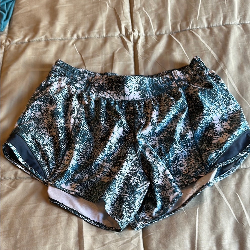 Lululemon Athletica Patterned Athletic Shorts